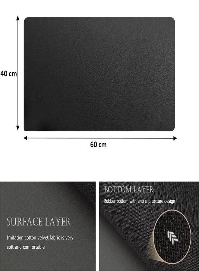 Desi BAE Large Dish Drying Kitchen Mat (60*40) | Large Water Absorbent Vessel Drying Rack Mat | Quick Dry Water Absorbent Mat for Washed Utensil | Kitchen Sink mat Non-Slip Rubber Backed - Image 2